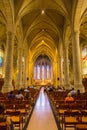 People during mass in Saint Michael's Church Royalty Free Stock Photo