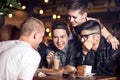 Diverse People Hang Out Pub Friendship Royalty Free Stock Photo