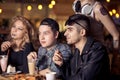 Diverse People Hang Out Pub Friendship Royalty Free Stock Photo