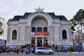 People meeting at Ho Chi Minh City Opera house, VietNam Royalty Free Stock Photo