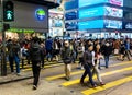 People in Mong Kok, Hong Kong, China