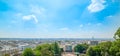 People in Montmartre stairway on a summer day Royalty Free Stock Photo