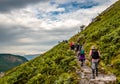 People on 'Mountain Path', up to Ben Nevis