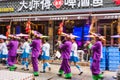 People and musicians on West Street in Yangshuo