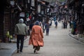 People at Narai-juku, Kiso valley