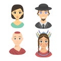 People nationality race vector illustration.