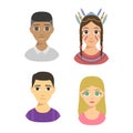 People nationality race vector illustration.