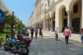 People near Aristotelous Square in Thessaloniki, Greece