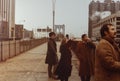 People in New York street in 70s 3