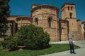 People next to Parish of St. Peter the Apostle at Avila