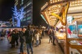 People on a night out in Portsdamer Platz, Berlin Center