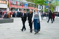 The people at norwegian constitution day during parade