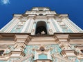 People observing the beautiful scenery at the top of Belltower of Saint Sophia Cathedral Royalty Free Stock Photo