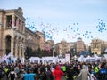 Running annual Wizz Air Kyiv city marathon