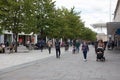 People out shopping in Southampton, Hampshire in the United Kingdom