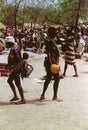 People at an outdoor market in Bolgatanga, Ghana c.1958