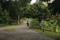 People outdoors in Bishan Ang Mo Kio Park in Singapore