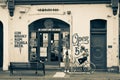 People outside Georges Bar in Fitzroy Melbourne