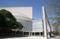 People outside the Nasher Sculpture Center, Dallas, Texas Royalty Free Stock Photo