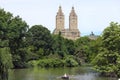 San Remo Apartments Lake of Central Park New York City Royalty Free Stock Photo