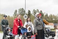 People on parde before school in Verdal, Norway.