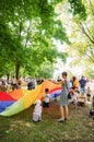 People at a park