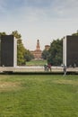 Public park in Milano Royalty Free Stock Photo