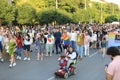 People participate in the annual LGBT Sofia Pride event Royalty Free Stock Photo