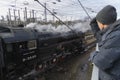 People participate in retro train ride in Lviv, amid Russia-Ukraine war