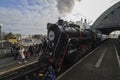 People participate in retro train ride in Lviv, amid Russia-Ukraine war