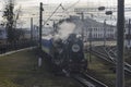 People participate in retro train ride in Lviv, amid Russia-Ukraine war