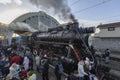 People participate in retro train ride in Lviv, amid Russia-Ukraine war