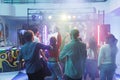 People partying and having fun in club Royalty Free Stock Photo