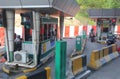 Highway toll gate Malaysia