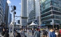 People at pedestrian crossing Busan South Korea