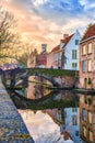 People on Peerdenstraat bridge over Groenerei canal