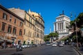 People People walking the ancient streets and alleys of Rome, Italy