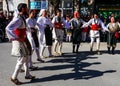 People Perform Bulgarian Dance
