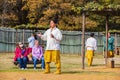 People performance traditional dance in Chickasaw Cultural Center