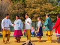 People performance traditional dance in Chickasaw Cultural Center