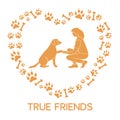 People Pet Dog Training Friendship Gives Paw Play
