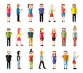 People pixel avatars Royalty Free Stock Photo