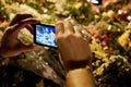 People place flowers at Dutch embassy in Kyiv Royalty Free Stock Photo