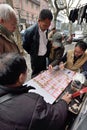 People play Chinese Chess, China