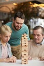 People playing in board games Royalty Free Stock Photo