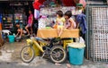 People at the poor house in Manila, Philippines Royalty Free Stock Photo