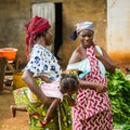 People in PORTO-NOVO, BENIN Royalty Free Stock Photo