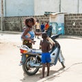 People in PORTO-NOVO, BENIN Royalty Free Stock Photo