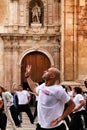 People practicing Tai Chi in Elche