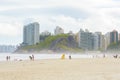 People at Praia da Enseada beach